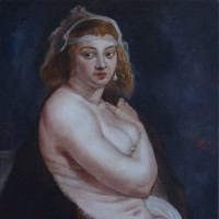 D’après « La petite pelisse » de Rubens (détail)