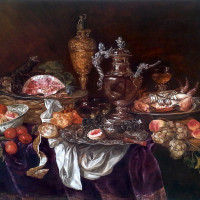 D’après une nature morte de Van Beyeren